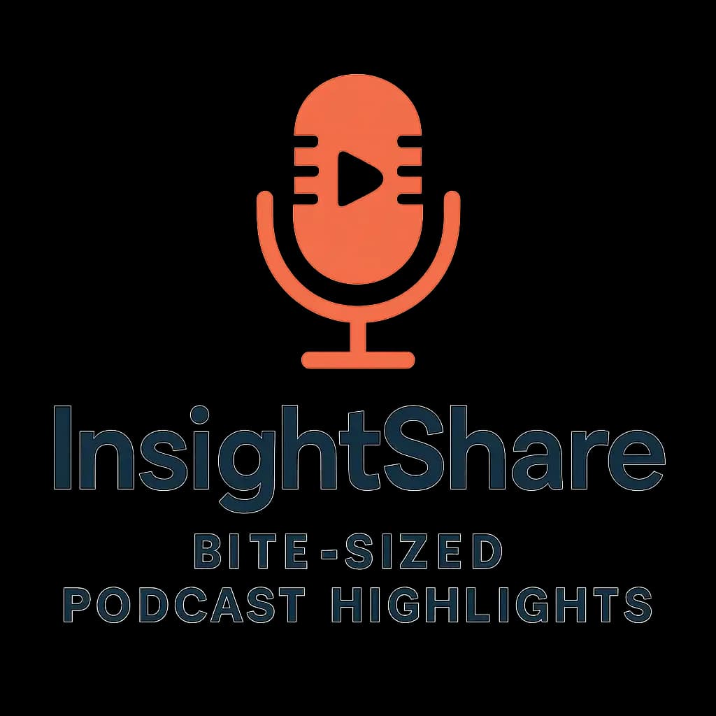 Logo for InsightShare: Bite-Sized Podcast Highlights